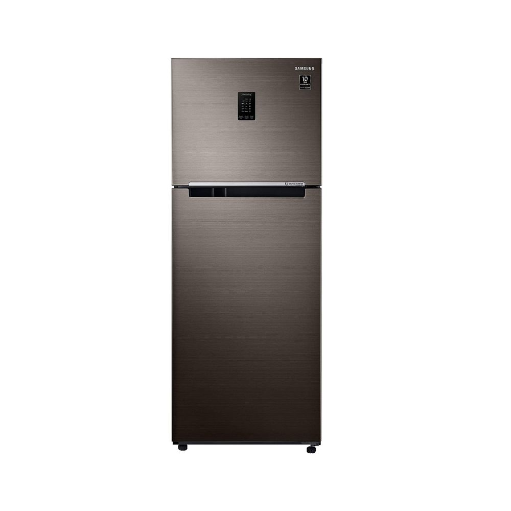 Samsung 407 L 3 Star Inverter Frost-Free Double Door Refrigerator (RT42T5C5EDX/TL, Luxe Brown)
