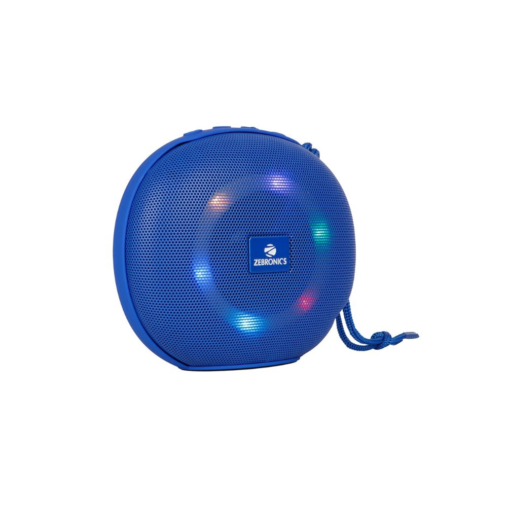 Zebronics Zeb-Delight 10 Wireless Bluetooth v5.0 Portable Speaker (Blue)