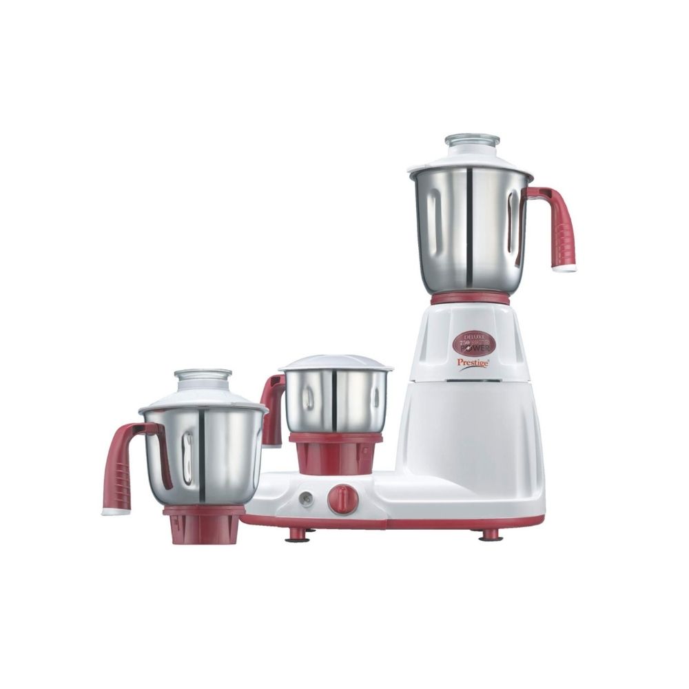Prestige Deluxe -Ls Deluxe LS 750 W Mixer Grinder (3 Jars, Red and white)