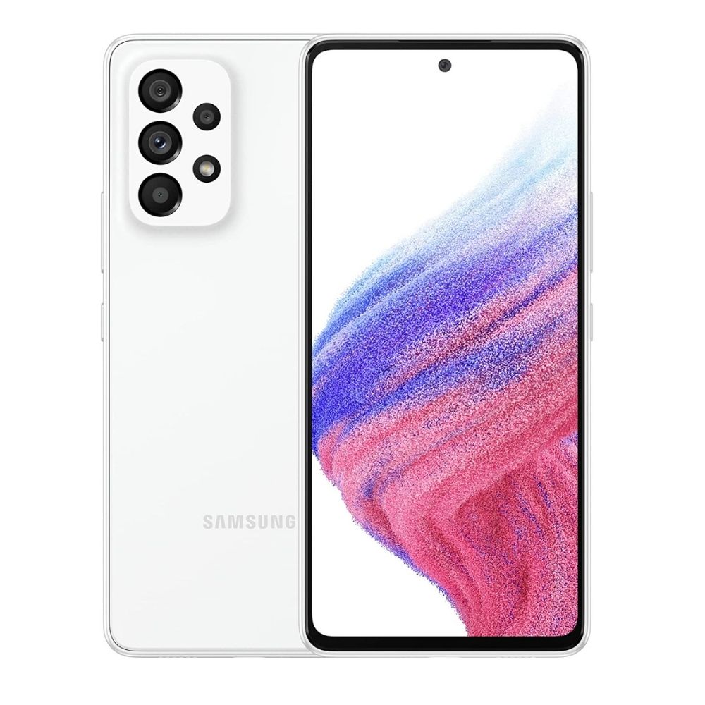 Samsung Galaxy A53 (Awesome White, 128 GB) (8 GB RAM)