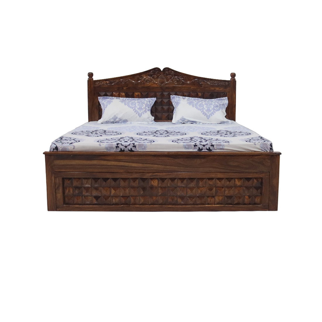 AARAM By Zebrs Furniture House Double Bed with Premium Wooden ...