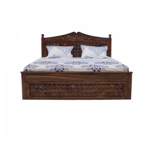 AARAM By Zebrs Furniture House Double Bed with Box Storage