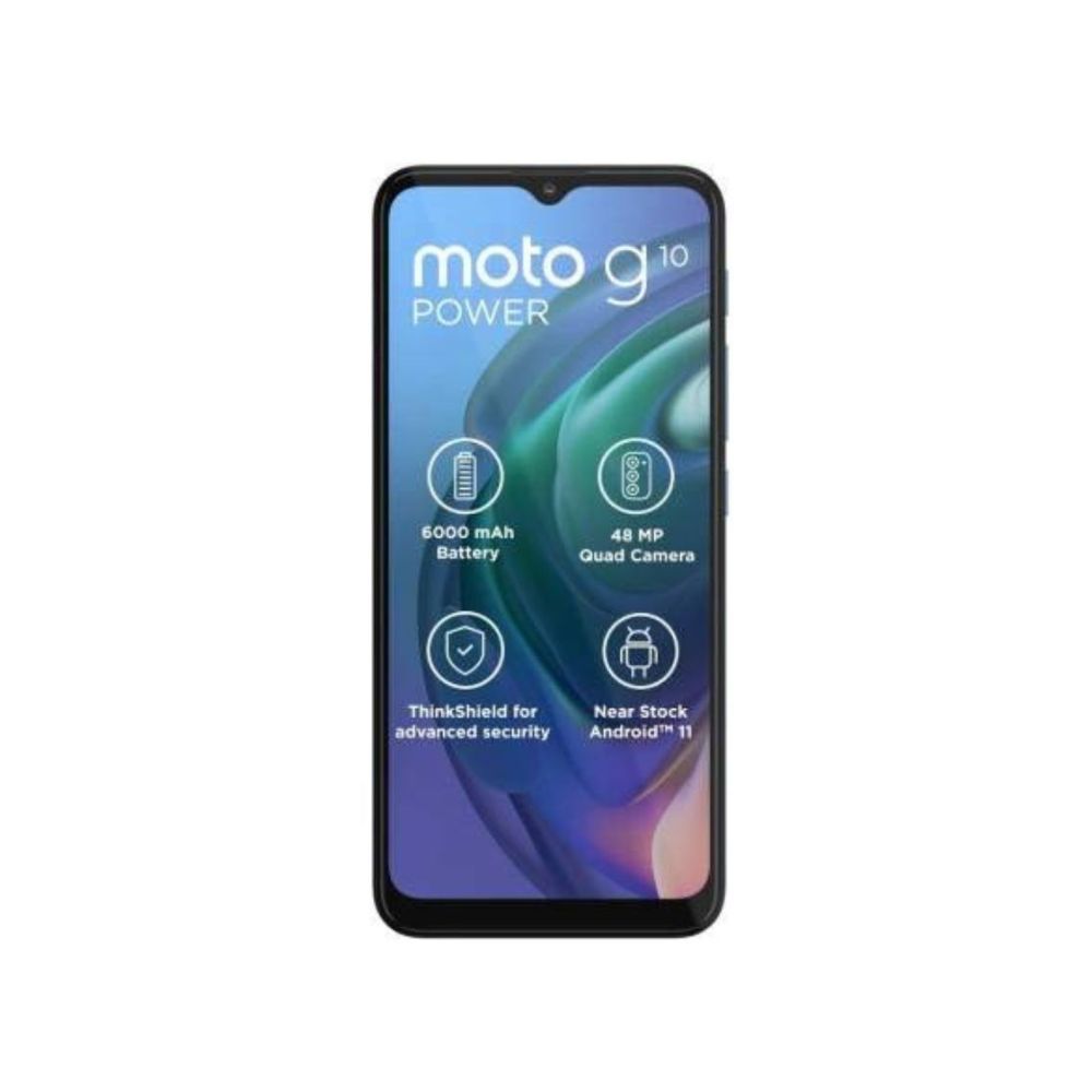 MOTOROLA G10 Power (64 GB) (4 GB RAM) (Breeze Blue)