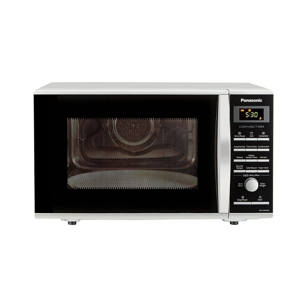 Panasonic 27L Convection Microwave Oven(NN-CD674MFDG,Silver, Rotisserie)