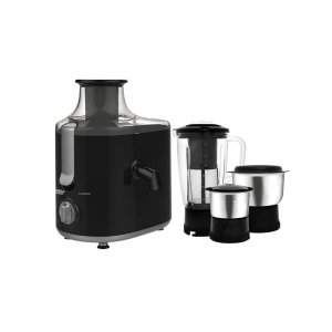 Maharaja Whiteline Jmg Montero 550-Watt Juicer Mixer Grinder with 3 Jars (Black/Silver)