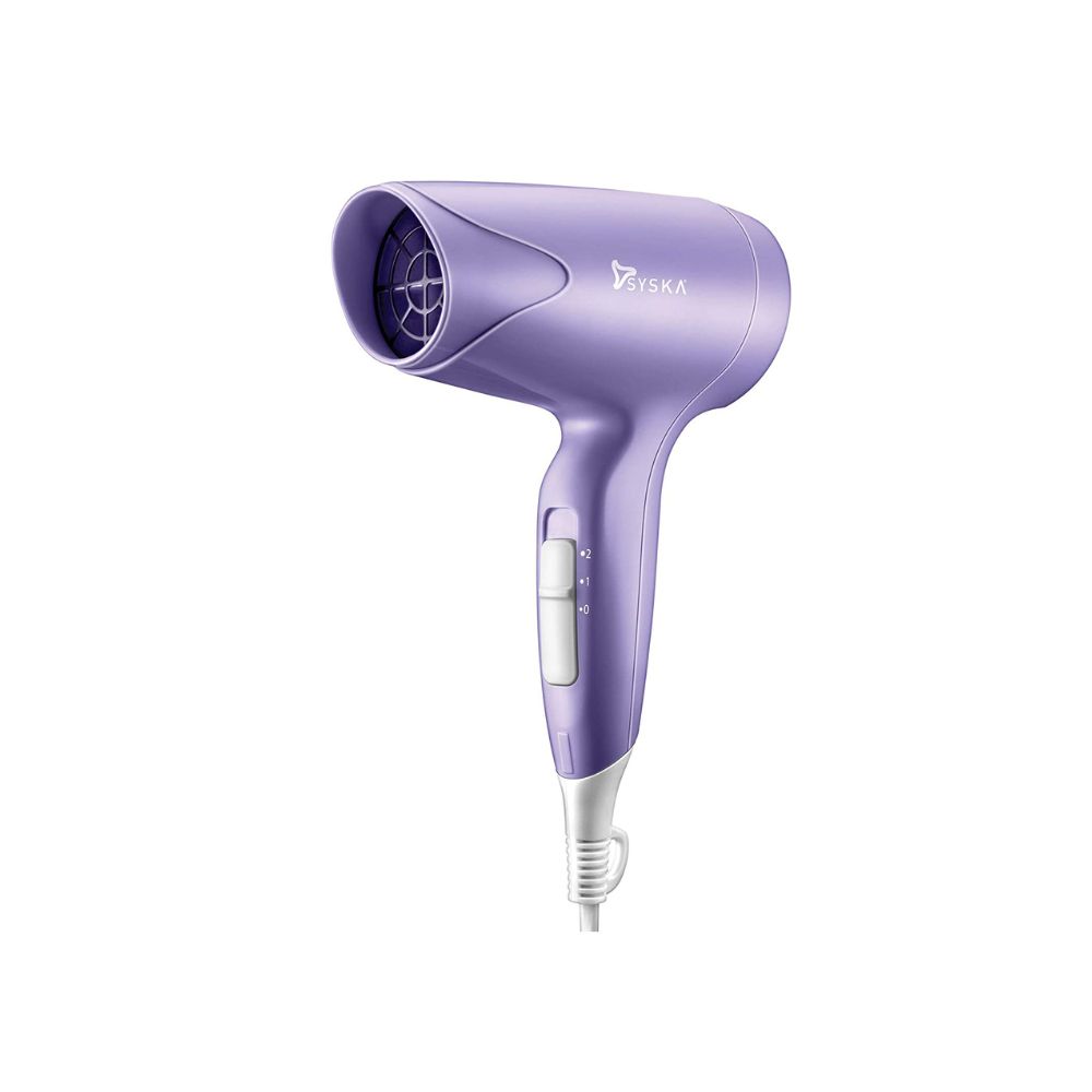 Syska HD1600 Trendsetter Hair Dryer – With Heat Balance Technology (Purple)