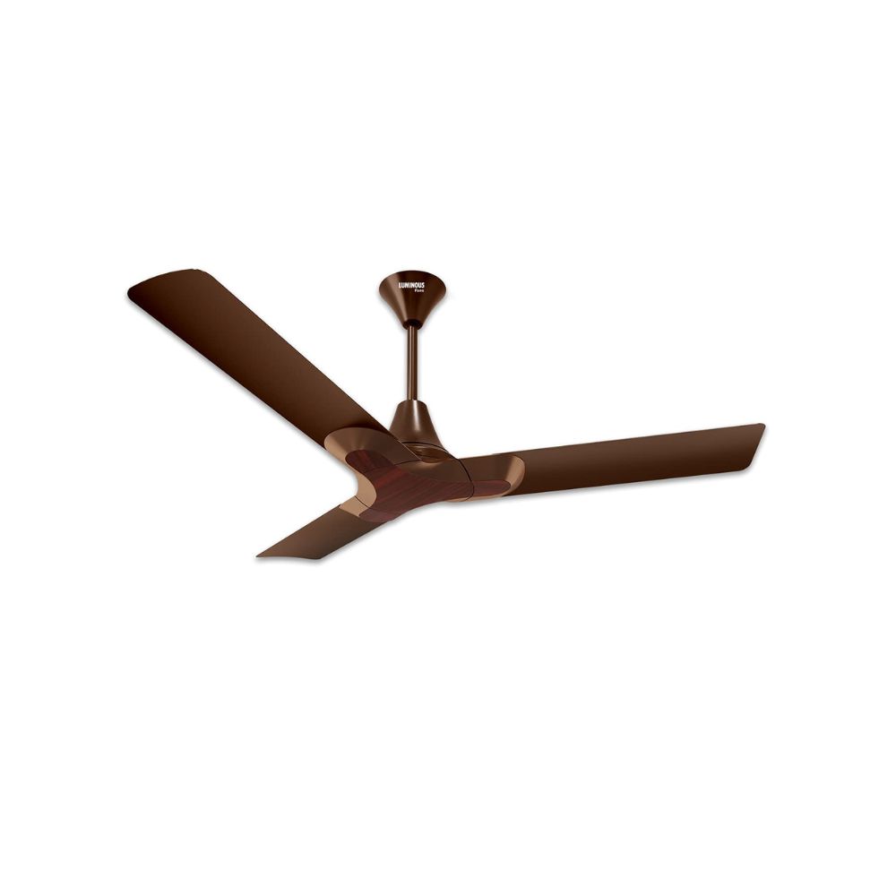 Luminous New York Brooklyn 1200mm 75 Watts Ceiling Fan (Brown, Mahogany)