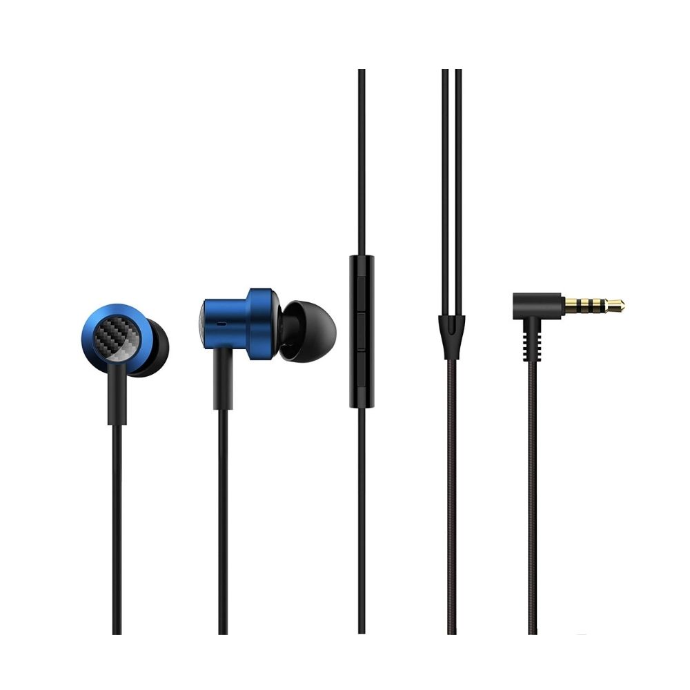 MI Dual Driver Wired in Ear Earphones with Mic (Blue)