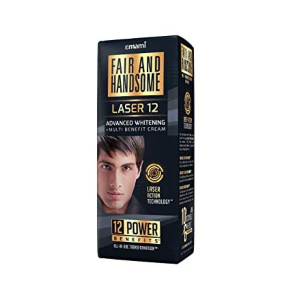 Fair and Handsome Laser 12 Advanced Whitening + Multi Benefit Cream, 30g