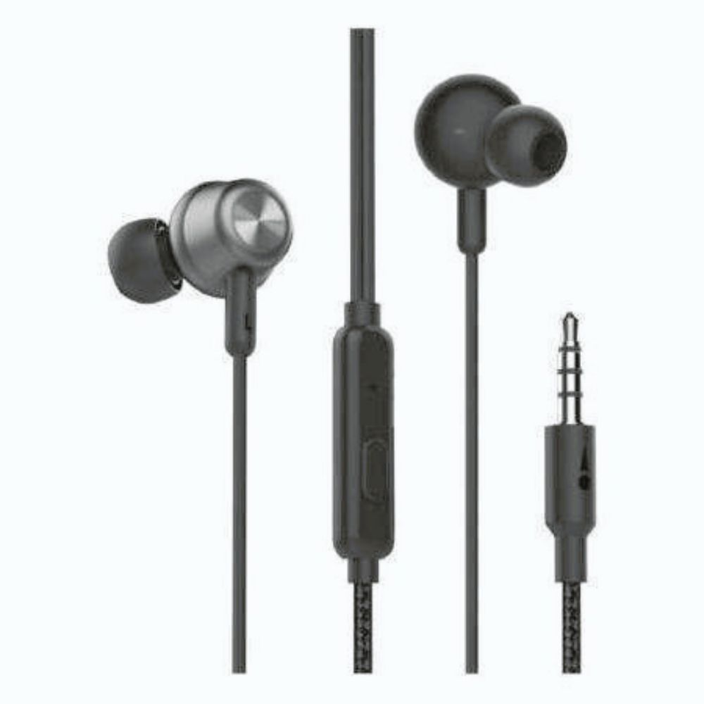 Oraimo OEP-E37 Bass Boost Wired Headset (Black, In the Ear)