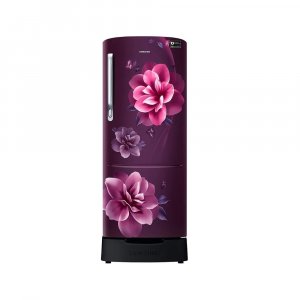 Samsung 230 L 3 Star Inverter Direct Cool Single Door Refrigerator (RR24A282YCR/NL, Base Stand with Drawer, Camellia Purple)