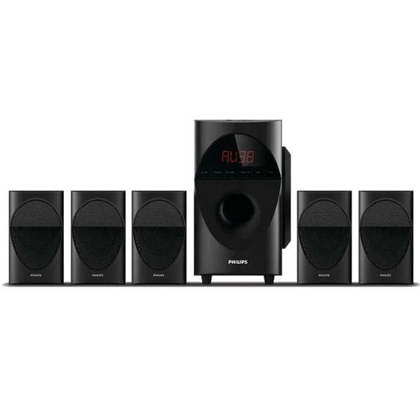 Philips SPA5190B/94 90 W Bluetooth Home Theatre (Black, 5.1 Channel)