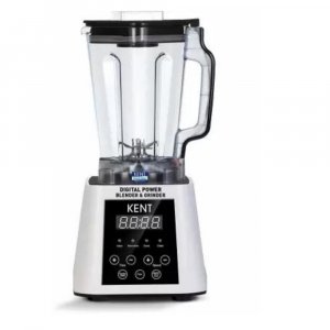 KENT 16027 Digital Power Blender and Grinder 2500 W Juicer (1 Jar, White, Black)