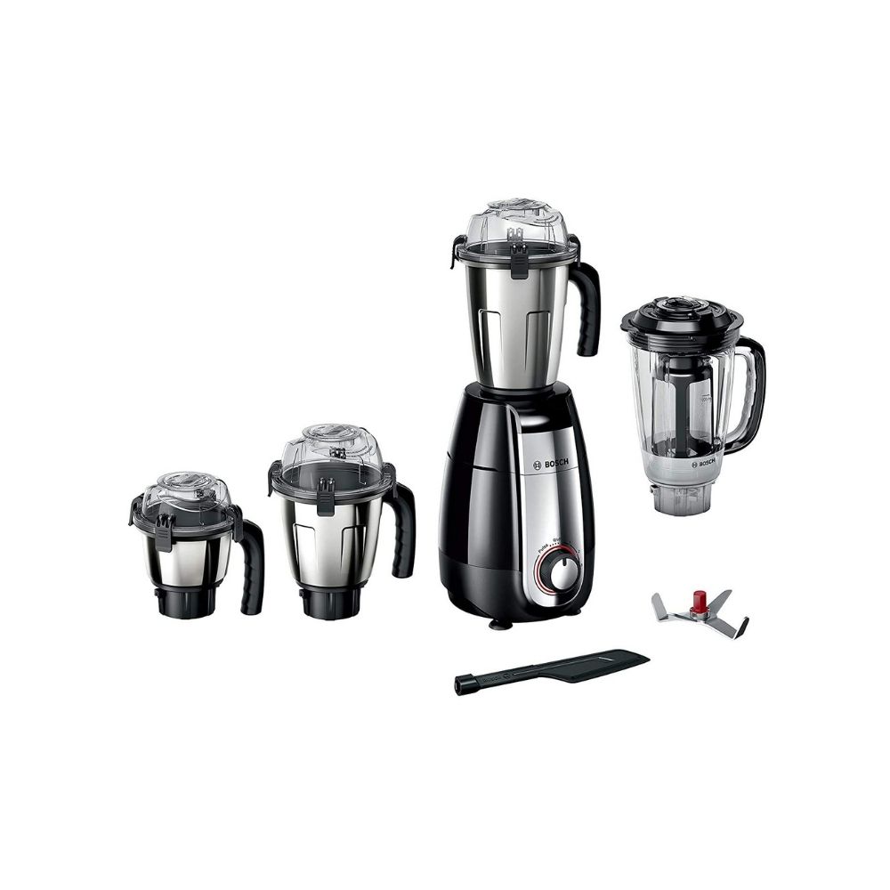 Bosch TrueMixx Pro MGM8642BIN Mixer Grinder 750 W with 4 Jars (Black)
