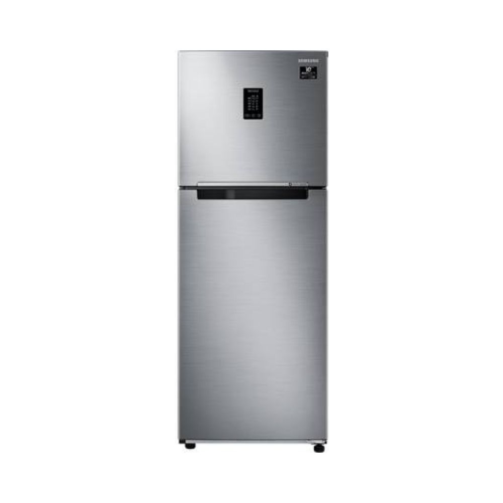 Samsung 336 L Frost Free Double Door 3 Star Refrigerator  (Ez Clean Steel (Silver), RT37A4633SL/HL)