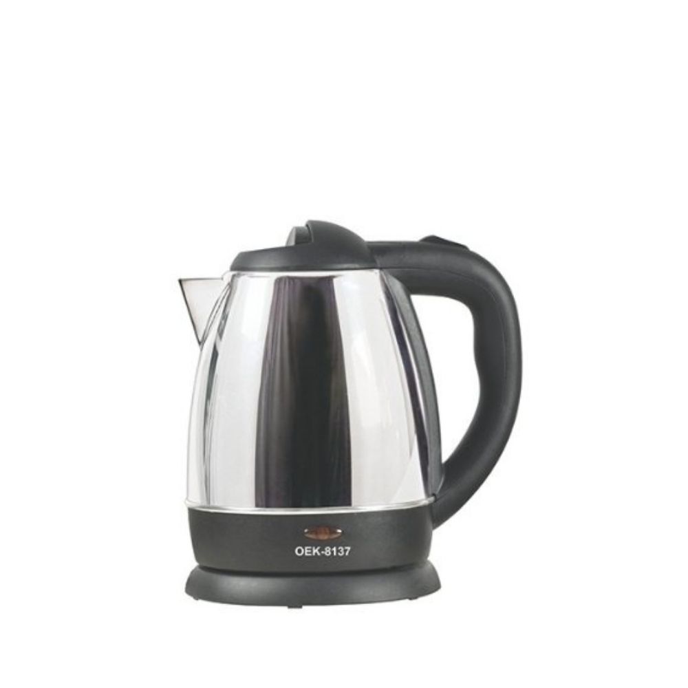 Orpat OEK-8137 1350-Watt Cordless Kettle, Silver, 1.2 Litre