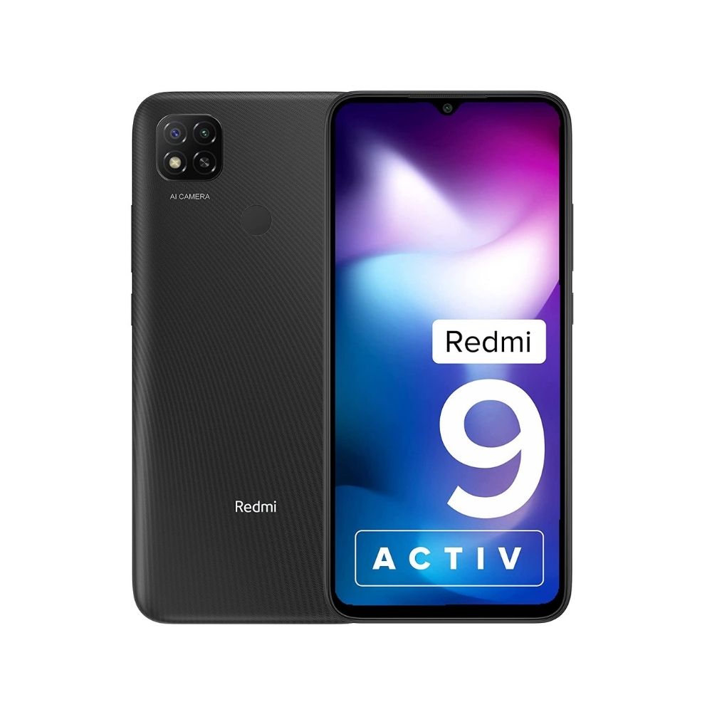 Redmi 9 Activ (Carbon Black, 4GB RAM, 64GB Storage)