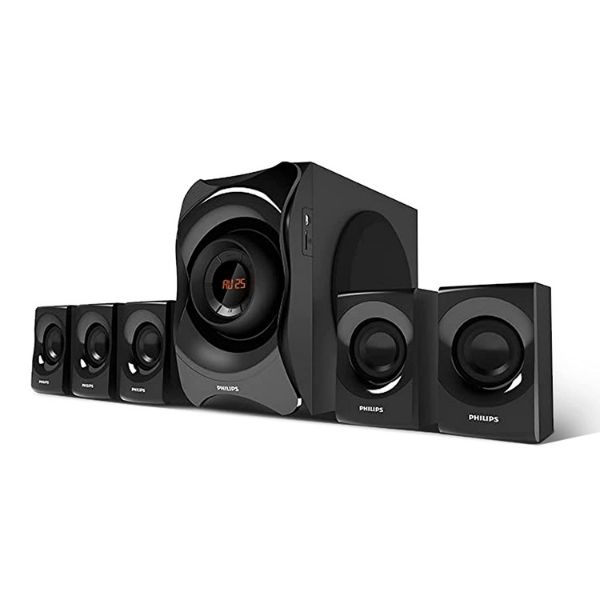 Philips SPA8000B/94 120 W Bluetooth Home Theatre  (Black, 5.1 Channel)