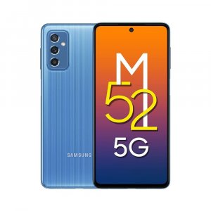 Samsung Galaxy M52 5G (ICY Blue, 6GB RAM, 128GB Storage)