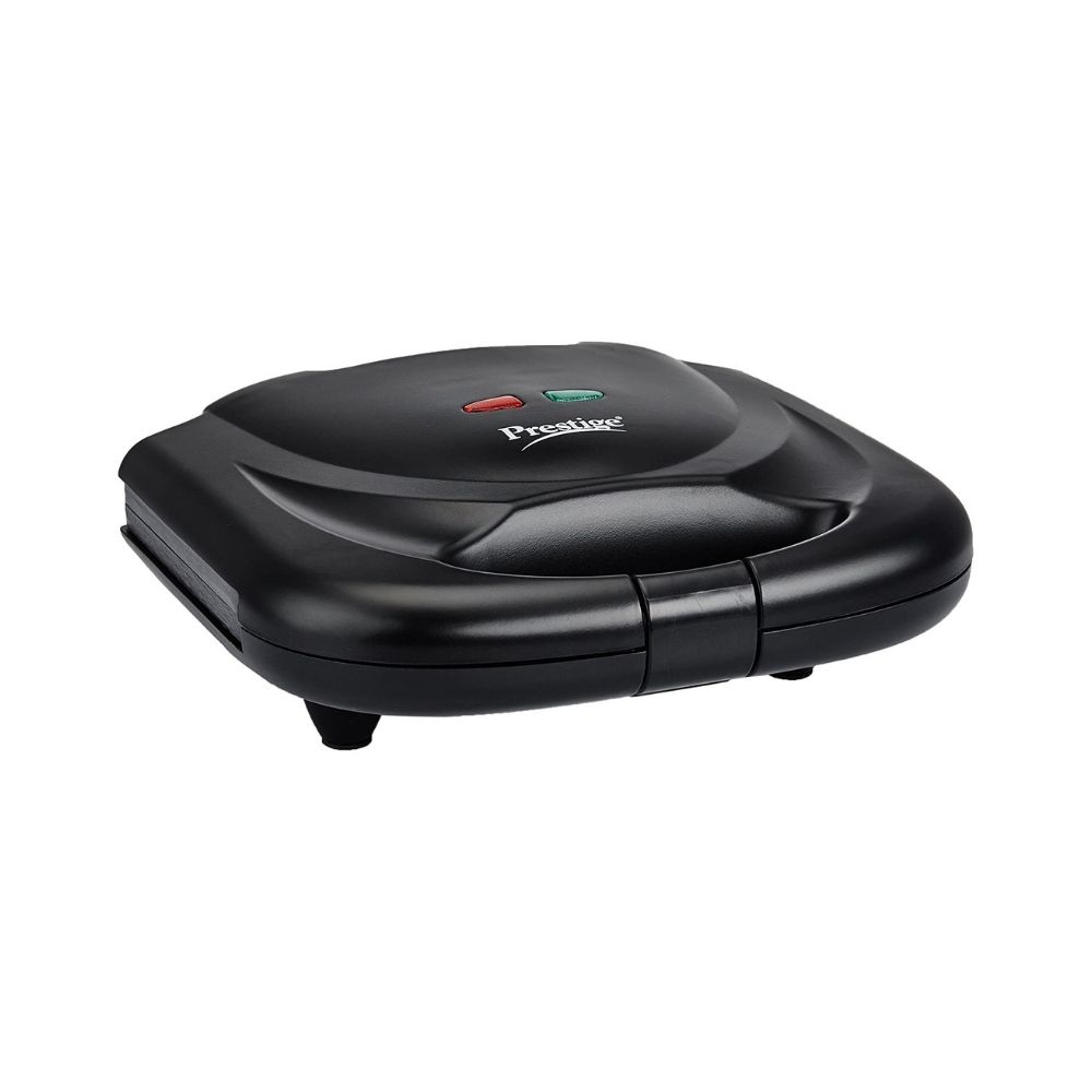 Prestige PSMFB 800 Watt Sandwich Toaster with Fixed Plates, Black