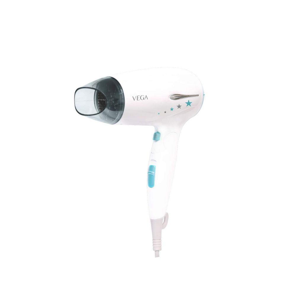Vega Insta Wave Foldable Hair Dryer With Cool Shot Button & 3 Heat/Speed Setting (VHDH-22)