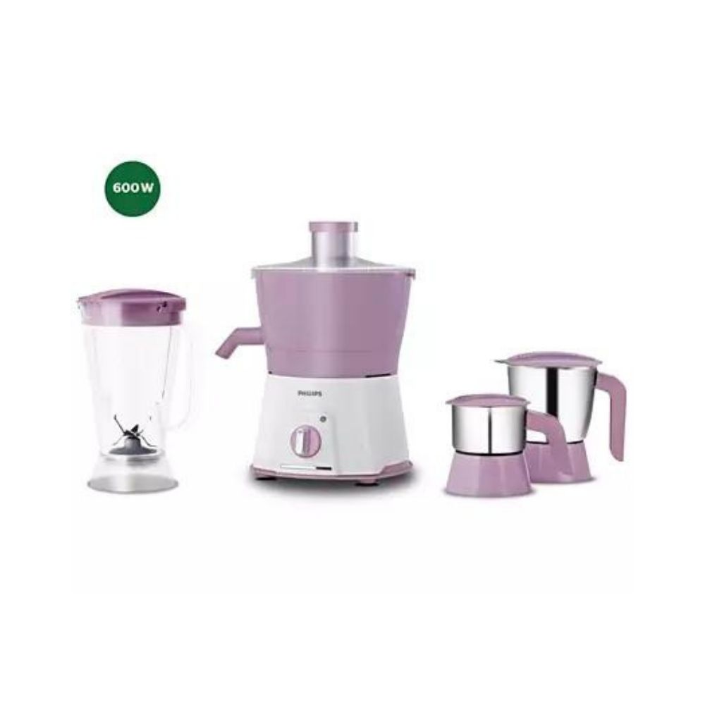 Philips HL7581 Avenger 600 Juicer Mixer Grinder (3 Jars, Pink)