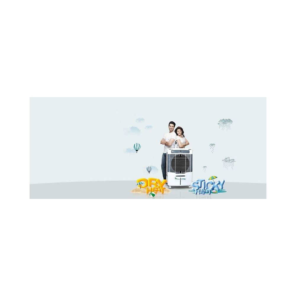 Voltas Mega 70 Desert Air Cooler - 70 Litres, White and Gray