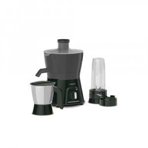 Philips HL7579/00 Viva Collection 600 W Juicer Mixer Grinder (3 Jars, Black, Grey)