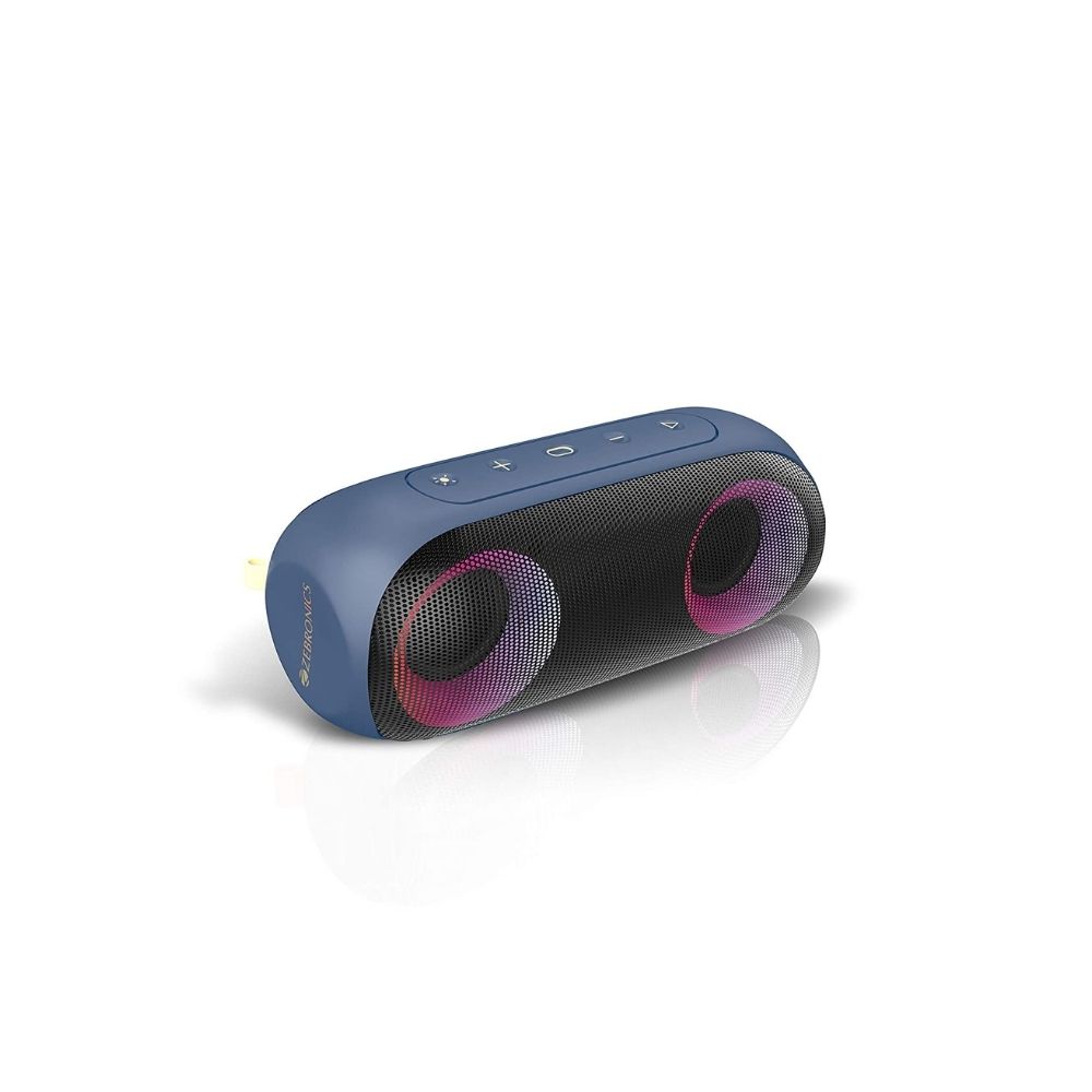 Zebronics Zeb-Music Bomb X Wireless 20W Portable Speaker (Blue)
