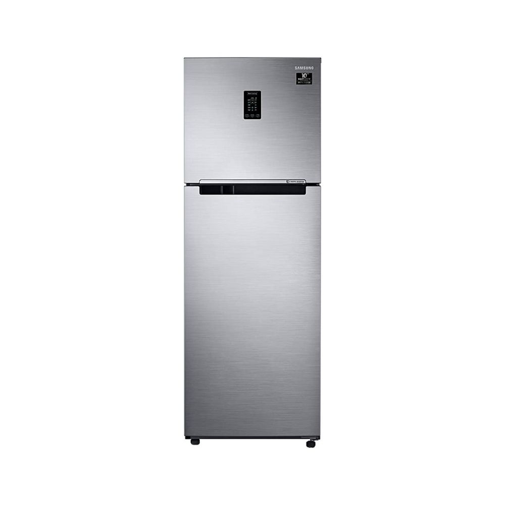 Samsung 345 L 3 Star Frost Free Double Door Refrigerator (RT37T4533S9/HL, Refined Inox)
