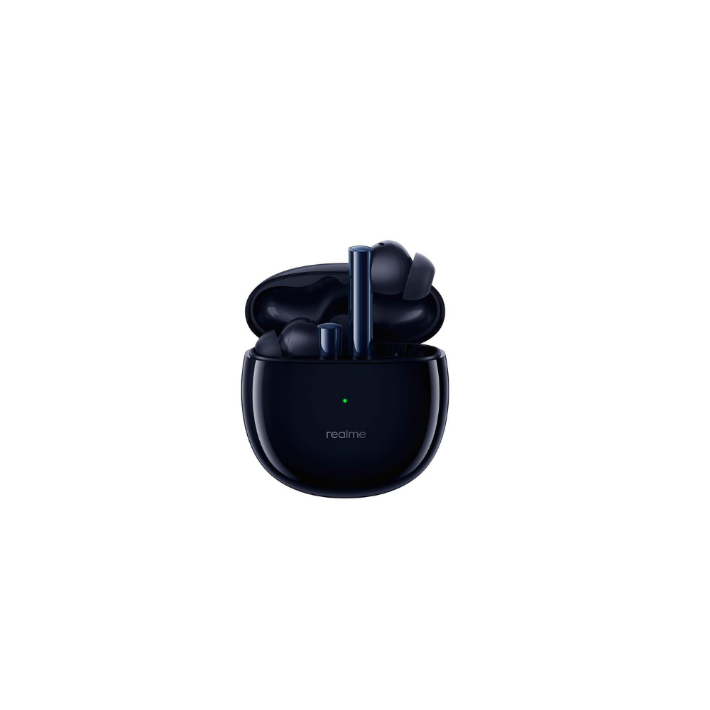Realme Buds Air 2 with Active Noise Cancellation (ANC) Bluetooth Headset  (Closer Black, True Wireless)