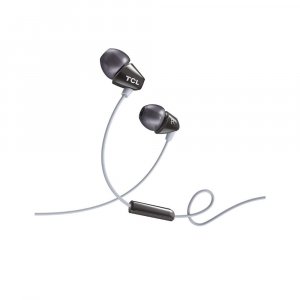 TCL SOCL100BK Socl 100 Wired in Ear Headphone with Mic (Phantom Black)