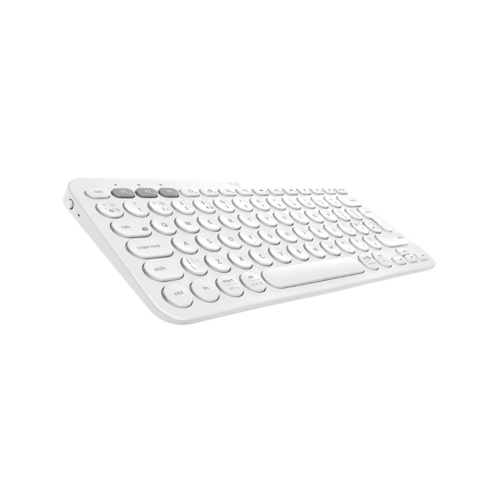 Logitech K380 Wireless Multi-Device Keyboard for Windows, Apple iOS, Apple TV Android or Chrome(Off White)