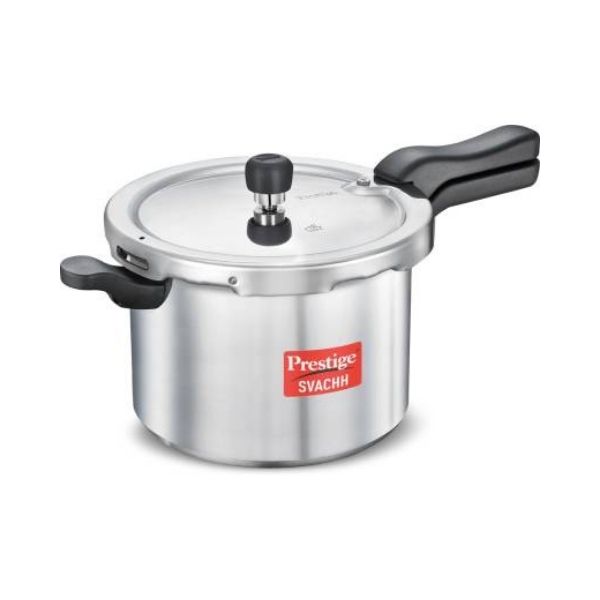 Prestige Svachh Aluminium Outer lid 5 L Induction Bottom Pressure Cooker  (Aluminium)