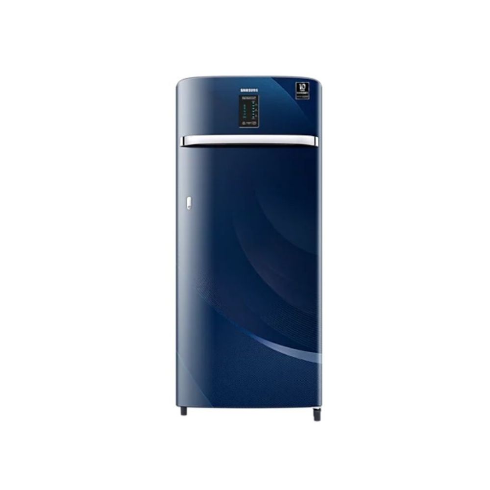 Samsung 225 L 4 Star Direct Cool Single Door Refrigerator Rythmic Twirl Blue (RR23A2E3X4U/HL)