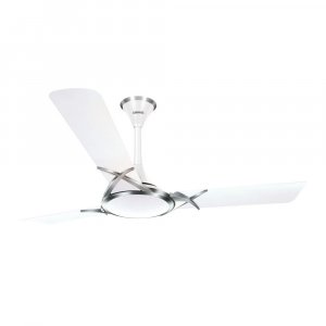 LUMINOUS DELTOID SILKY WHITE900 mm 3 Blade Ceiling Fan  (SILKY WHITE)