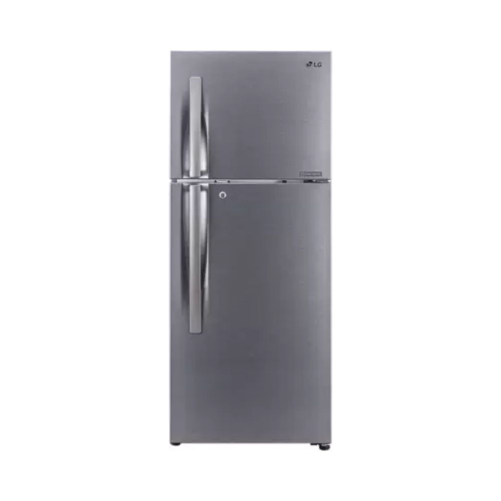 LG 260 L 2 Star Smart Inverter Frost-Free Double Door Refrigerator (GL-S292RDSY, Dazzle Steel, Convertible)