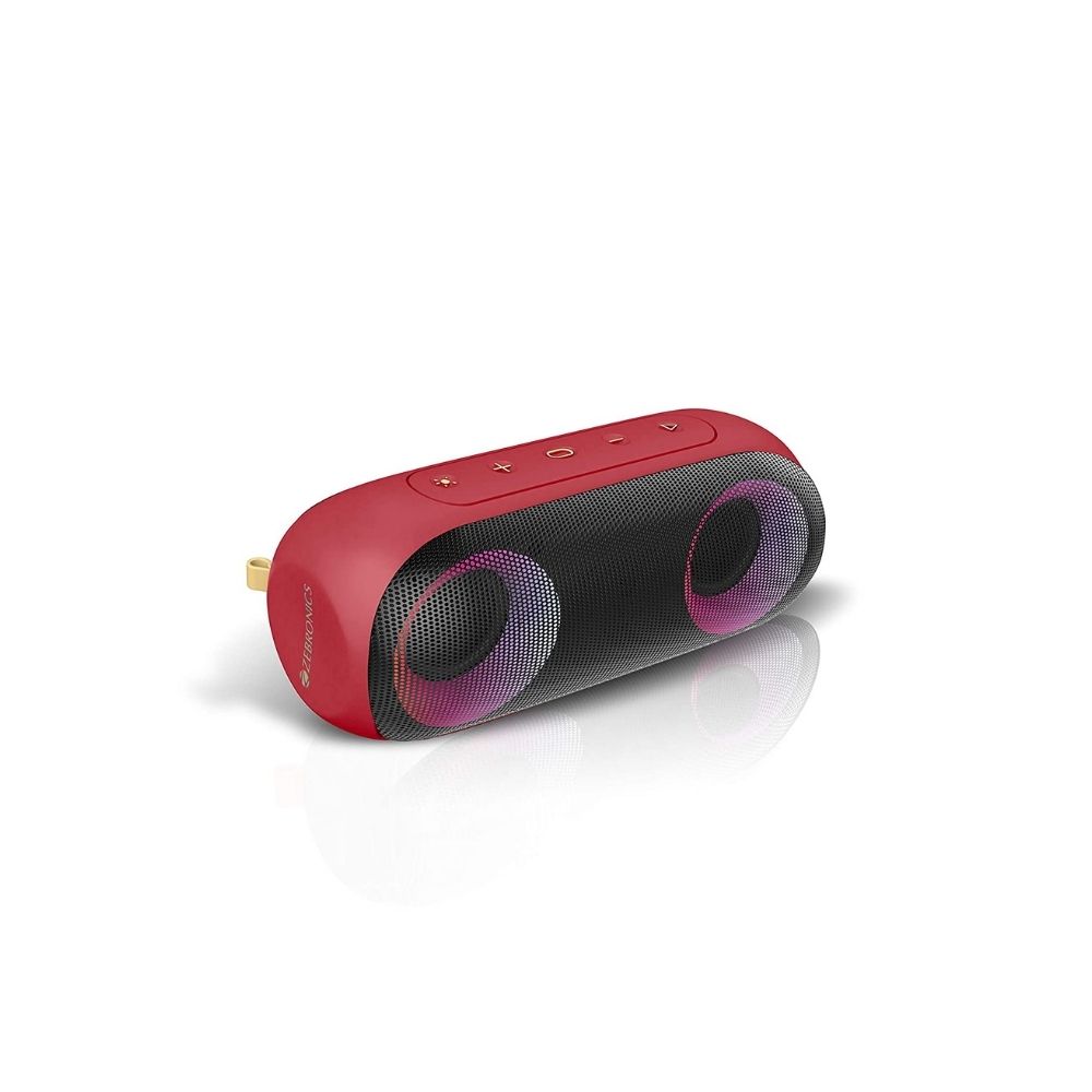 Zebronics Zeb-Music Bomb X Wireless 20W Portable Speaker (Red)