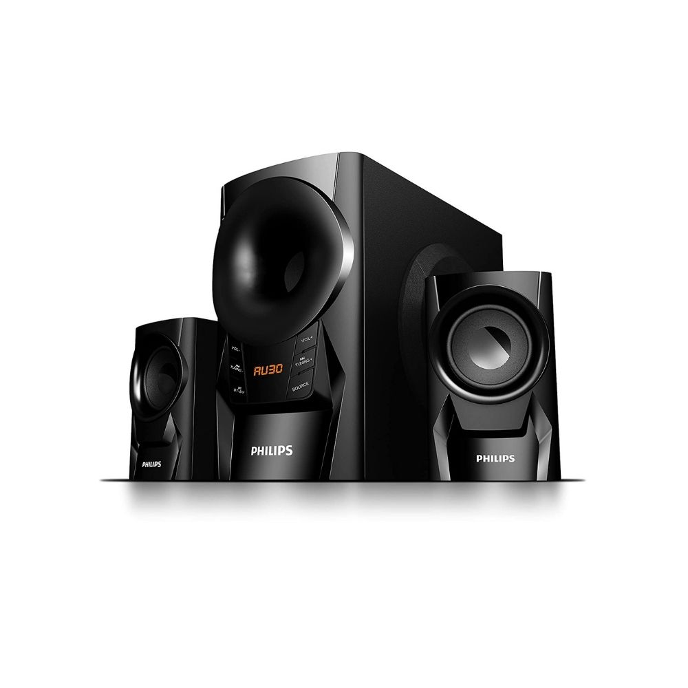 Philips Audio IN-MMS6080B/94 2.1 Channel 60W Multimedia Bluetooth Speakers (Black)