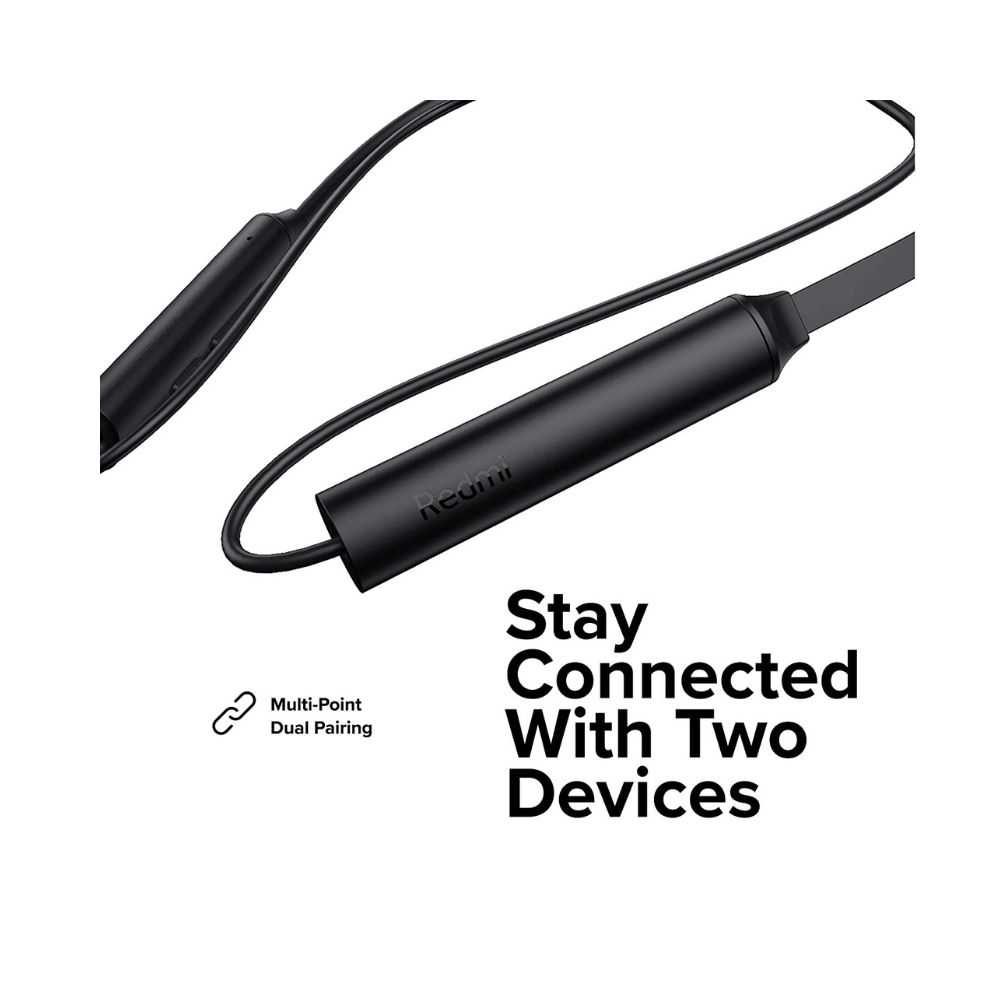 Redmi SonicBass Wireless Bluetooth in Ear Earphones with Mic (Black)