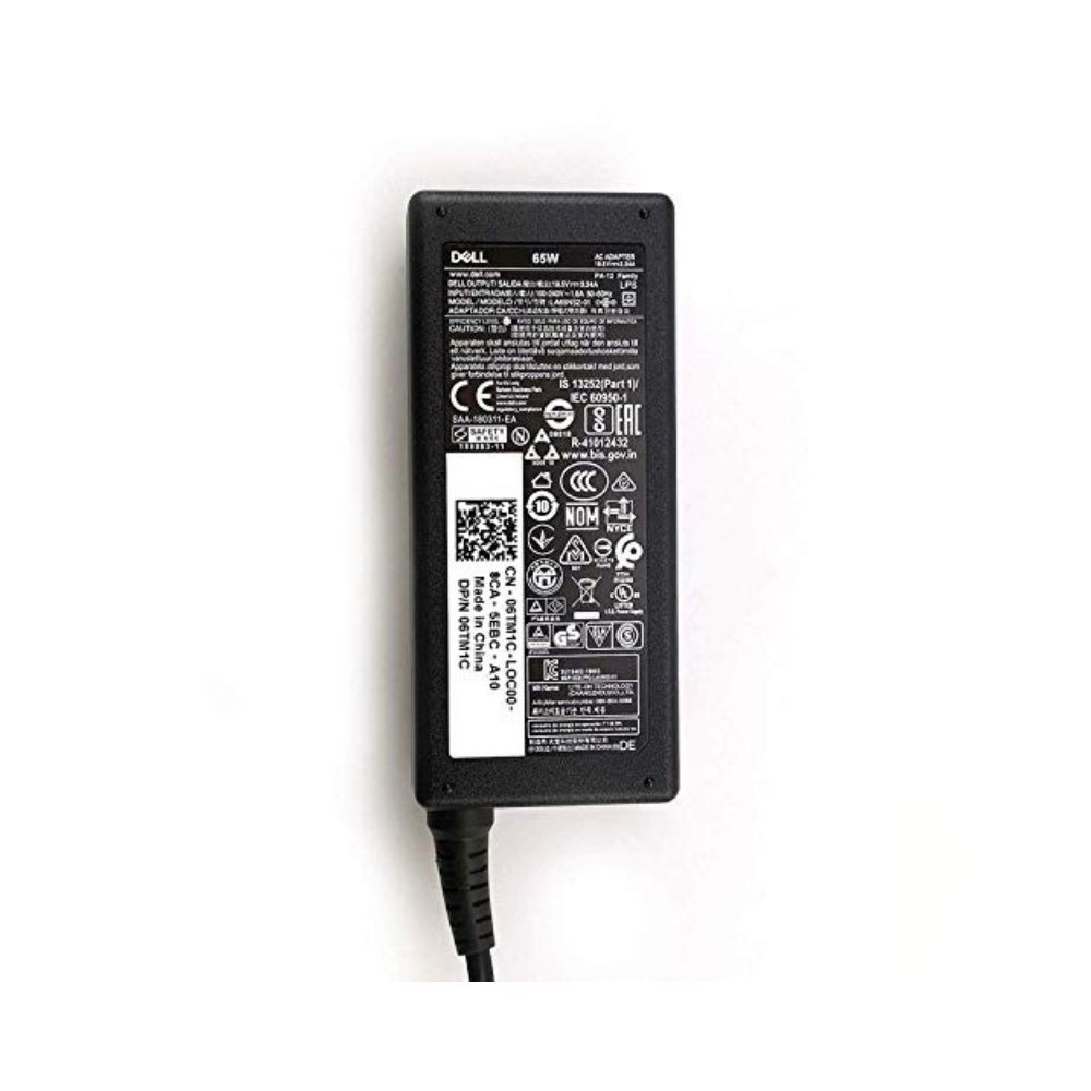 65W Laptop Adapter AC DC Charger for Dell Inspiron 6TM1C Power Charger with LED Light Indication PSU (Without Cable)LA65NS2-01