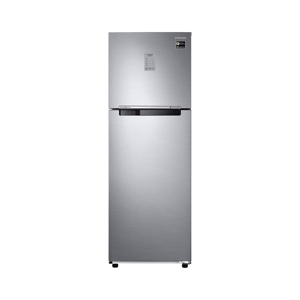 Samsung 275 L 3 Star with Inverter Double Door Refrigerator (RT30T3743SL/HL, Real Stainless)