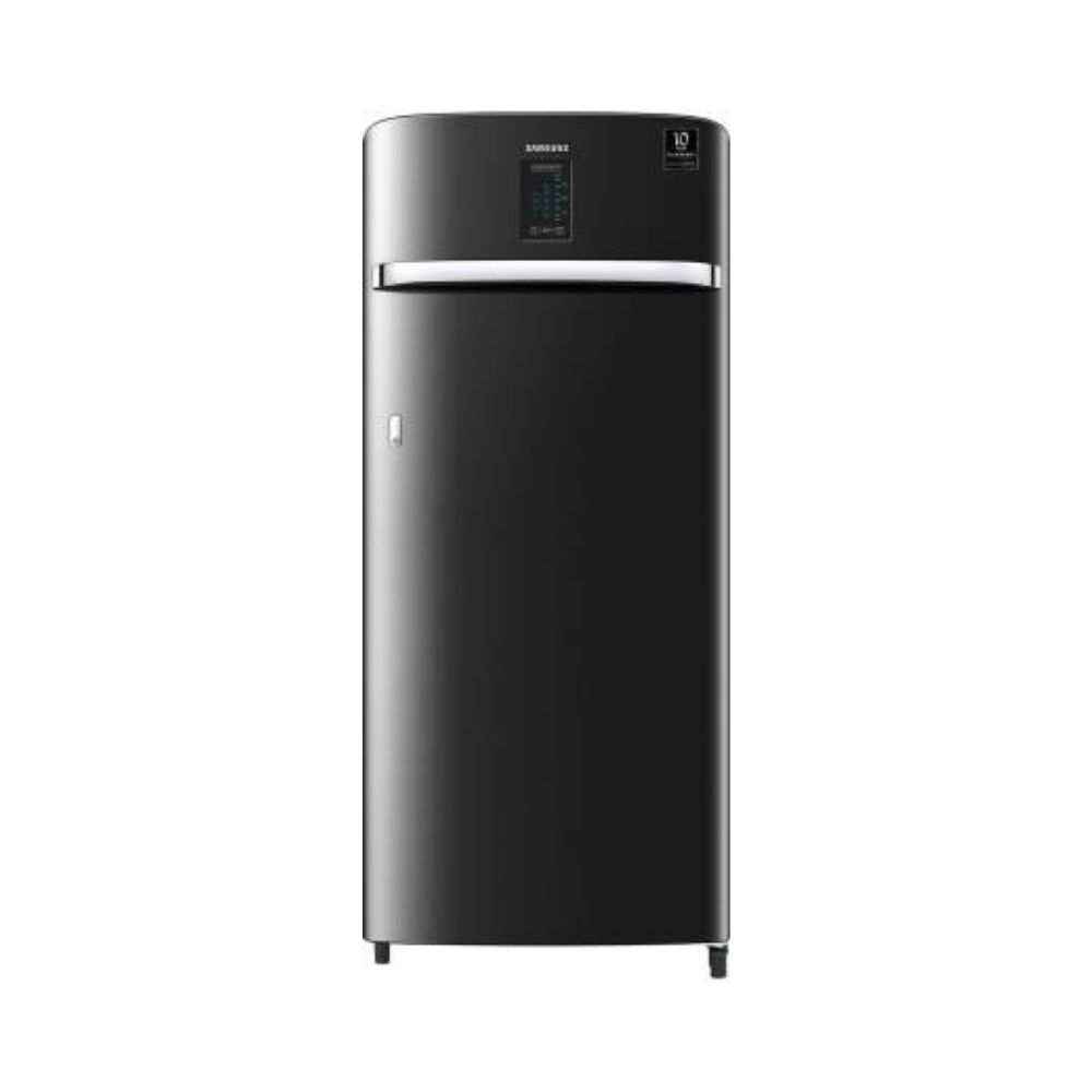 Samsung 220 L Direct Cool Single Door 3 Star Refrigerator  (Luxe Black, RR23A2J3YBX/HL)