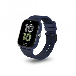 Pebble Prism Smart Watch (Bluetooth, 43.18mm) (11 Sports Modes, PFB12,  blue Silicone Band)