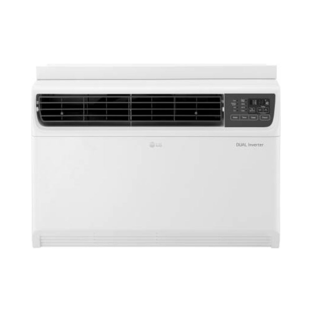 LG Convertible 4-in-1 Cooling 1 Ton 5 Star Window Dual Inverter HD Filter, Clean Filter Indicator AC with Wi-fi Connect - White  (PW-Q12WUZA, Copper Condenser)