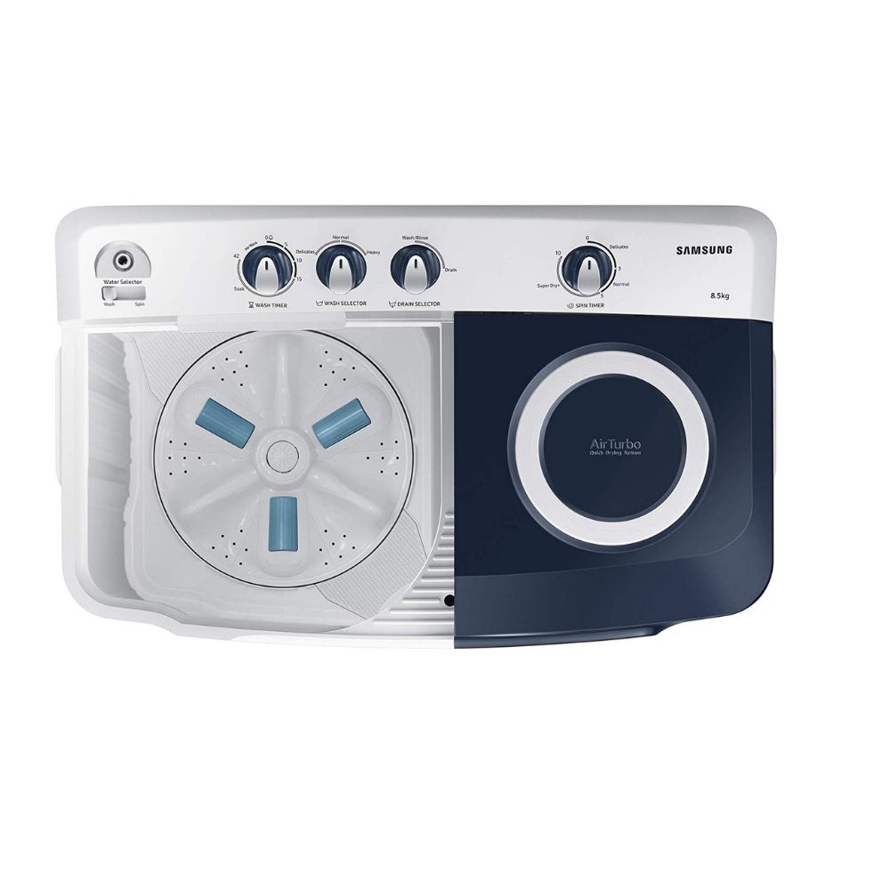 Samsung 8.5 Kg Semi-Automatic 5 Star Top Loading Washing Machine (WT85R4200LL/TL, Light Grey)
