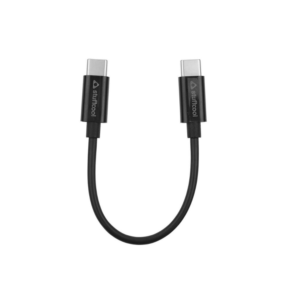Stuffcool Minima 3Amp USB Type-C to USB-C Fast Charging Data Cable - 15cm