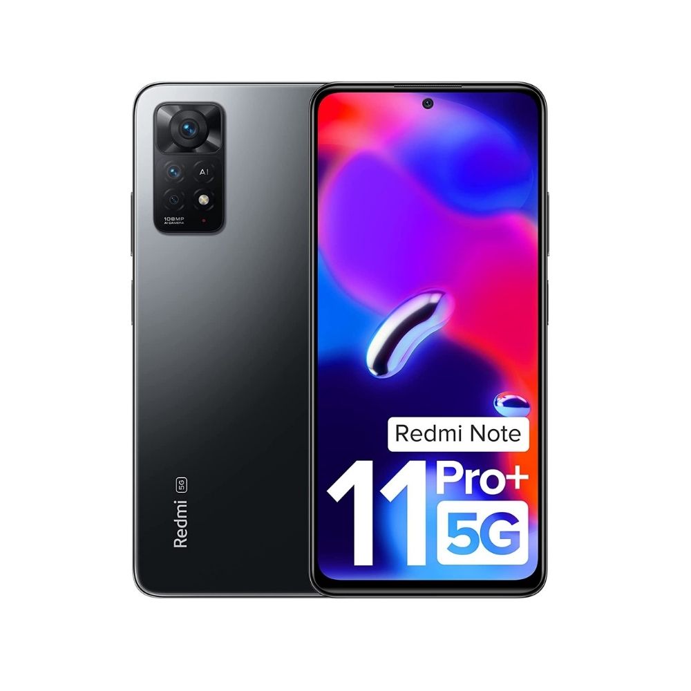 Redmi Note 11 Pro + 5G (Stealth Black, 6GB RAM, 128GB Storage)