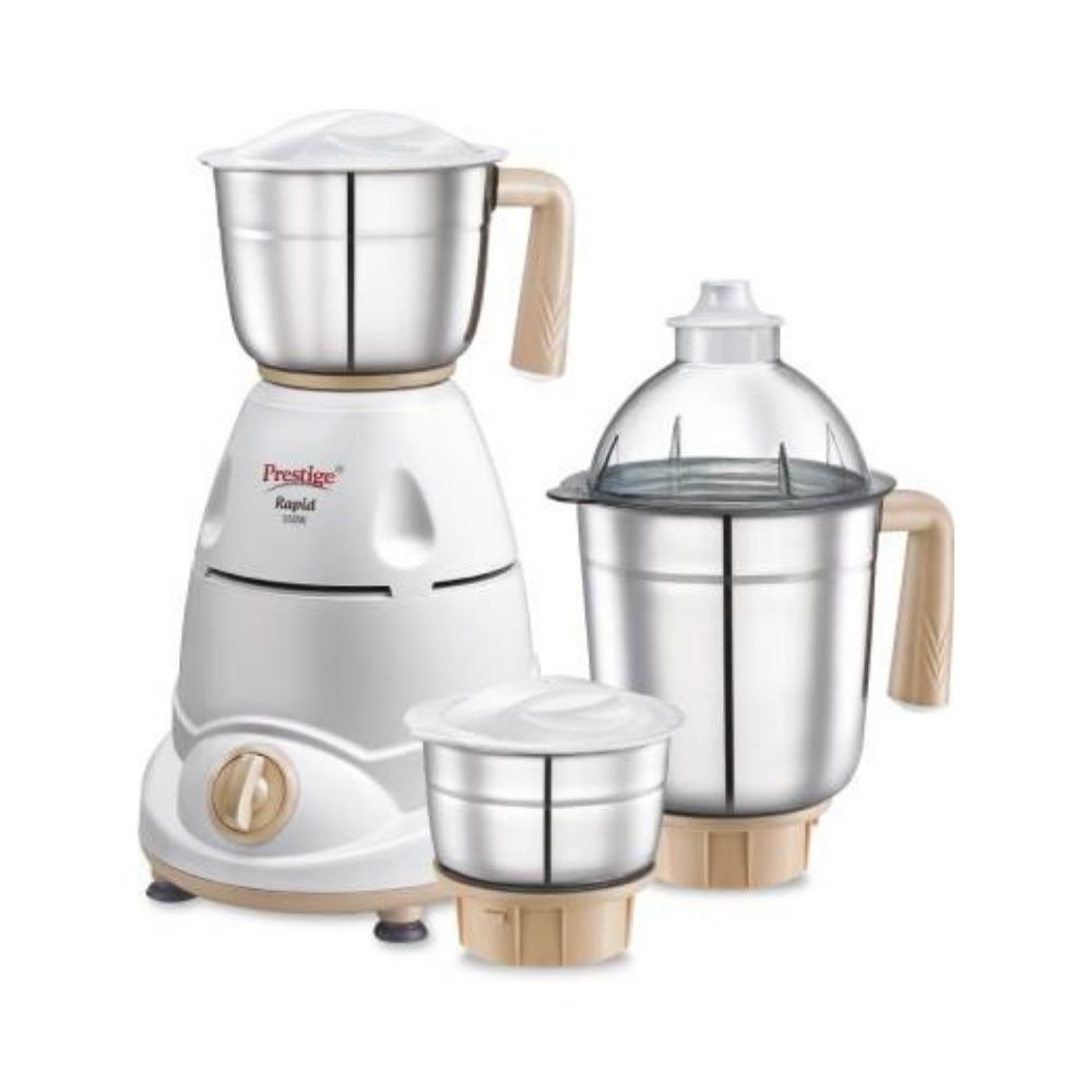 Morphy Richards Superb 500 W Mixer Grinder (3 Jars, White)