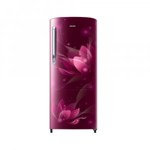 SAMSUNG 192 L Direct Cool Single Door 2 Star Refrigerator (Saffron Red, RR20A271BR8/NL)